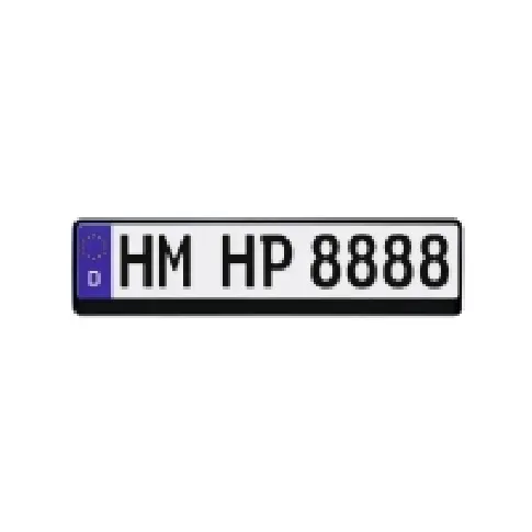 Bilde av best pris HP Autozubehör Plastic Ramme til mærkning Sort (B x H) 520 mm x 114 mm Bilpleie & Bilutstyr - Utvendig utstyr - Motortilbehør