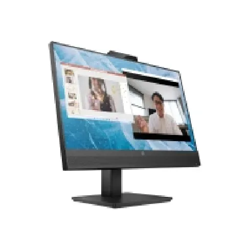 Bilde av best pris HP M24m Conferencing Monitor - LED-skjerm - 24 (23.8 synlig) - 1920 x 1080 Full HD (1080p) @ 75 Hz - IPS - 300 cd/m² - 1000:1 - 5 ms - HDMI, DisplayPort, USB-C - høyttalere - svart stativ, svart hode PC tilbehør - Skjermer og Tilbehør - Skjermer