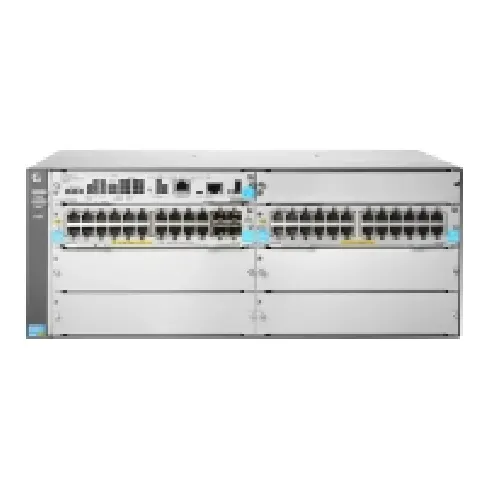 Bilde av best pris HPE Aruba 5406R 44GT PoE+ / 4SFP+ (No PSU) v3 zl2 - Switch - Styrt - 44 x 10/100/1000 (PoE+) + 4 x 1 Gigabit / 10 Gigabit SFP+ - rackmonterbar - PoE+ PC tilbehør - Nettverk - Switcher