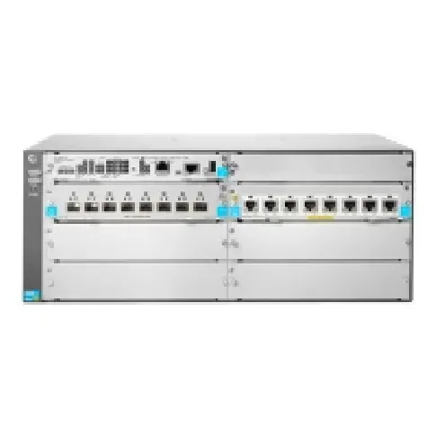 Bilde av best pris HPE Aruba 5406R 8-port 1/2.5/5/10GBASE-T PoE+ / 8-port SFP+ (No PSU) v3 zl2 - Switch - Styrt - 8 x 1 Gigabit / 10 Gigabit SFP+ + 8 x 1/2.5/5/10GBase-T (PoE+) - rackmonterbar - PoE+ PC tilbehør - Nettverk - Switcher