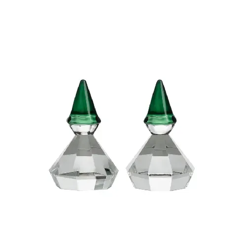 Bilde av best pris Hadeland Glassverk Diamantnisse 4,5cm 2pk Grønn Hjem og hage - Dekor - Høytidsdekorasjoner