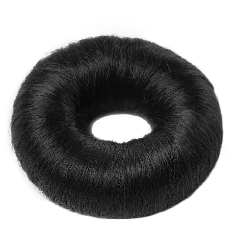 Bilde av best pris Hair Accessories Synthetic Hair Bun Large Black 1pcs Hårpleie - Hårpynt og tilbehør - Tilbehør