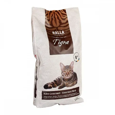 Bilde av best pris Halla Foder Tigra Kjøtt Gourmet (3 kg) Katt - Kattemat - Tørrfôr