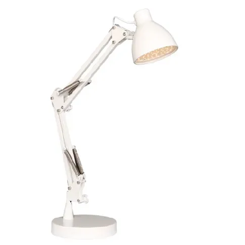 Bilde av best pris Halo Design Bronx bordlampe, hvit Skrivebordslampe