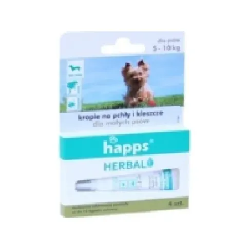 Bilde av best pris Happs Herbal - loppe- og flåttdråper for små hunder opp til 10 kg Kjæledyr - Hund - Kosttilskudd og oljer