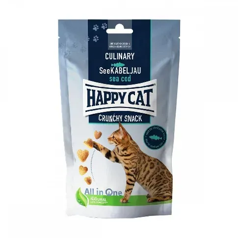 Bilde av best pris Happy Cat Crunchy Kattegodteri Torsk 70 g Katt - Kattegodteri