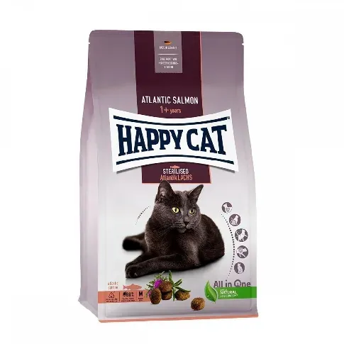 Bilde av best pris Happy Cat Sterilised Salmon (10 kg) Katt - Kattemat - Spesialfôr - Kattemat for sterilisert katt