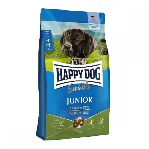 Bilde av best pris Happy Dog Sensible Junior Lamb & Rice 10 kg Hund - Hundemat - Tørrfôr