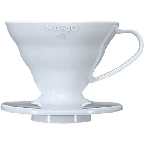 Bilde av best pris Hario 1 Cup Dripper V60 Hvit keramikk Kaffetrakt