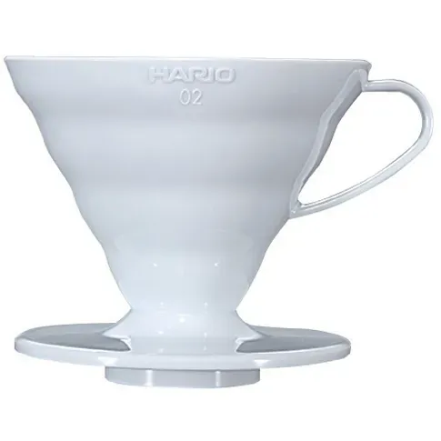 Bilde av best pris Hario 2 Cup Dripper V60 Hvit keramikk Kaffetrakt