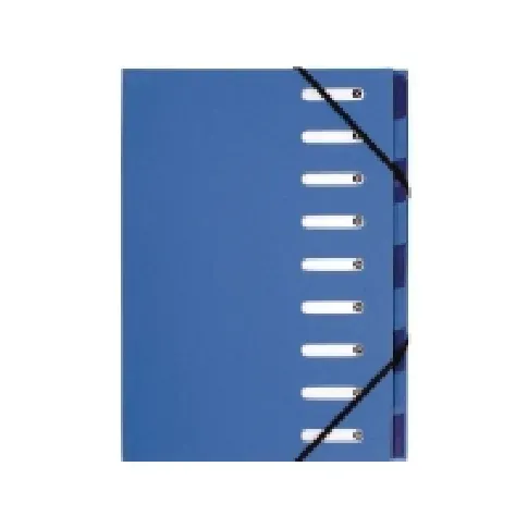 Bilde av best pris Harmonikamappe Exacompta Forever, A4, 9 sektioner, blå Arkivering - Elastikmapper & Chartekker - Sortering av mapper
