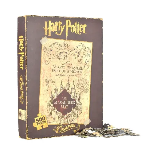 Bilde av best pris Harry Potter - Jigsaw Puzzle 500 Pcs - Marauders Map (PUZZHP04) - Leker