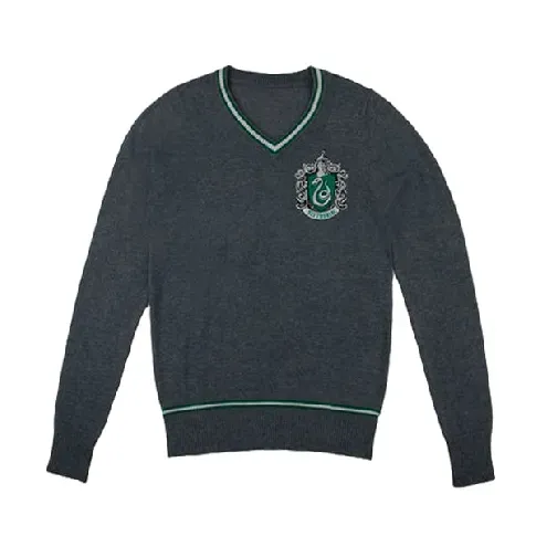 Bilde av best pris Harry Potter - Slytherin - Grey Knitted Sweater - Large - Fan-shop
