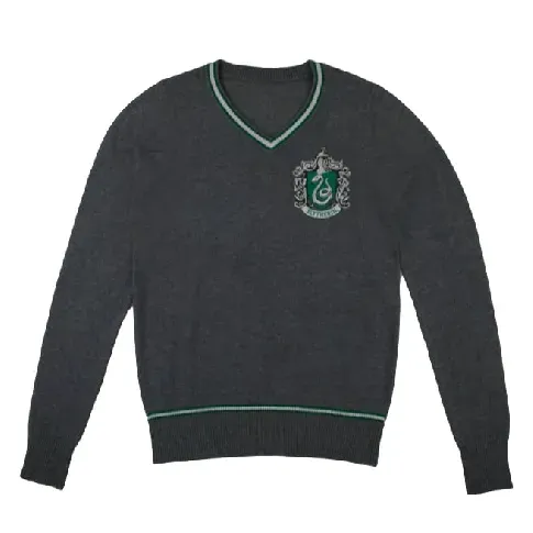 Bilde av best pris Harry Potter - Slytherin - Grey Knitted Sweater - Medium - Fan-shop