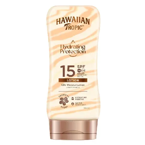 Bilde av best pris Hawaiian Tropic Silk Hydration Sun Lotion SPF15 180ml Hudpleie - Solprodukter - Solkrem og solpleie - Kropp