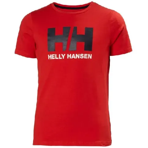 Bilde av best pris Helly Hansen Jr HH Logo T-Shirt Red - Barneklær