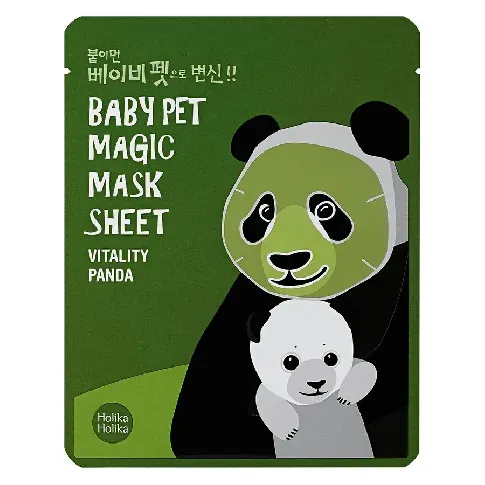 Bilde av best pris Holika Holika Baby Pet Magic Mask Sheet Panda 22ml Hudpleie - Ansikt - Ansiktsmasker