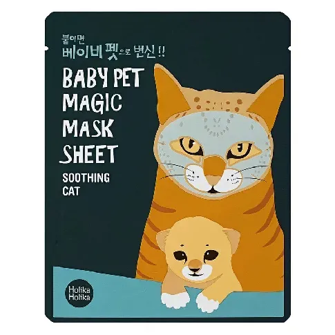 Bilde av best pris Holika Holika Baby Pet Magic Mask Sheet Soothing Cat 22ml Hudpleie - Ansikt - Ansiktsmasker