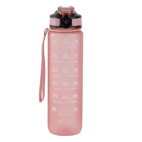 Bilde av best pris Hollywood Motivational Bottle 1000ml - Light Pink - Accessories