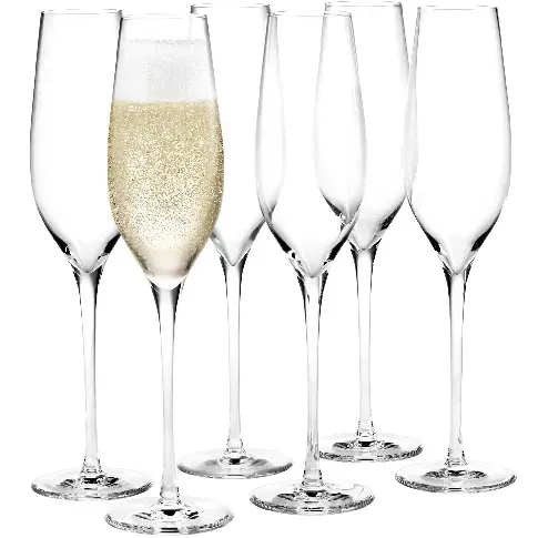 Bilde av best pris Holmegaard Cabernet Champagneglass 29 cl 6 stk, Klar Champagneglass