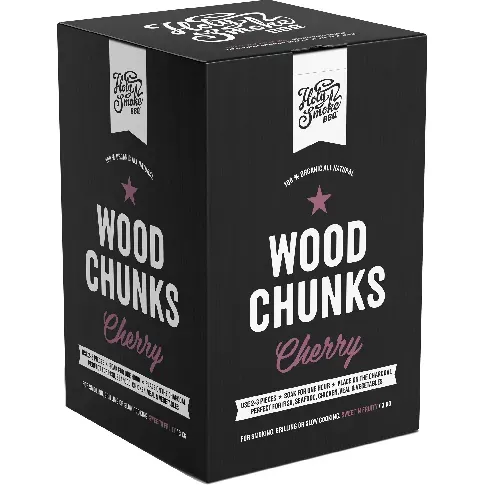 Bilde av best pris Holy Smoke BBQ Wood Chunks 3 kg, cherry Røkeflis