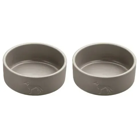 Bilde av best pris Hunter - 2 x Dog bowl ceramic Osby 350 ml, taupe - Kjæledyr og utstyr