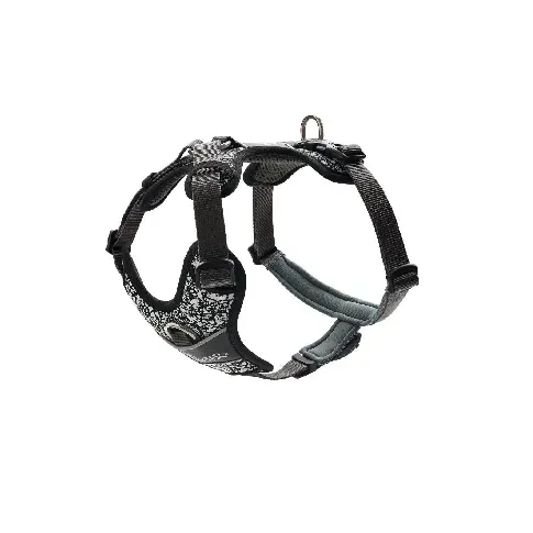 Bilde av best pris Hunter - Harness Divo Reflect M, black/grey - (68961) - Kjæledyr og utstyr