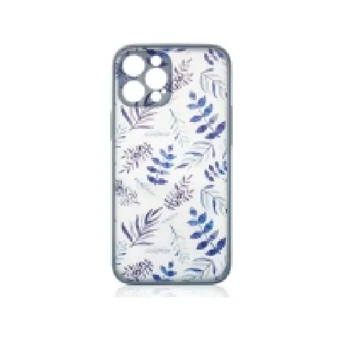 Bilde av best pris Hurtel Design Case-deksel til iPhone 12 Pro, blomsterdeksel, mørkeblå N - A