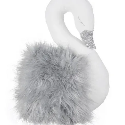 Bilde av best pris Hvit svane med grå pels, veggdekor fra Cotton &amp; Sweets - Babyklær