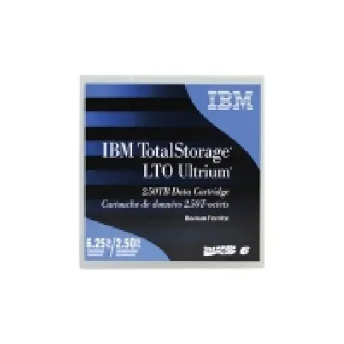 Bilde av best pris IBM TotalStorage - LTO Ultrium 6 - 2.5 TB / 6.25 TB PC & Nettbrett - Sikkerhetskopiering - Sikkerhetskopier media
