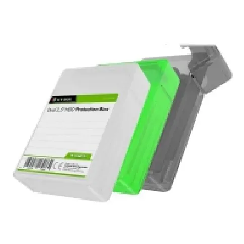 Bilde av best pris ICY BOX IB-AC6025-3 - Vernebokssett for harddiskstasjon - kapasitet: 2 harddiskstasjoner (2,5) - grå, hvit, grønn PC-Komponenter - Harddisk og lagring - Harddisk tilbehør