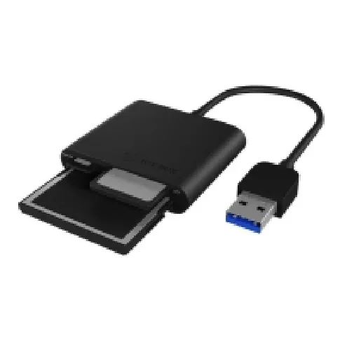 Bilde av best pris ICY BOX IB-CR301-U3 - Kortleser (CF I, SD, CF, microSD, SDHC, SDXC, SDHC UHS-I, SDXC UHS-I) - USB 3.0 Foto og video - Foto- og videotilbehør - Kortlesere