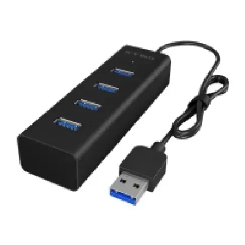 Bilde av best pris ICY BOX IB-HUB1409-U3 - Hub - 4 x SuperSpeed USB 3.0 - stasjonær PC tilbehør - Kabler og adaptere - USB Huber