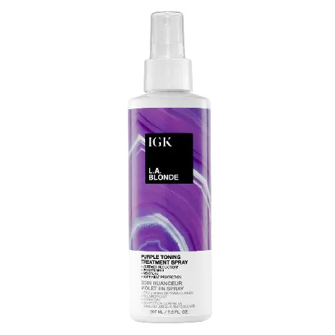 Bilde av best pris IGK LA Blonde Purple Toning Treatment Spray 207ml Hårpleie - Behandling - Hårkur