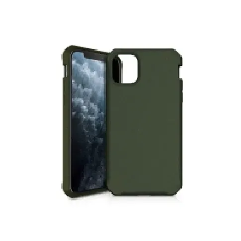 Bilde av best pris ITSKINS APXE-SPBIO-KAKI, Rund (shell case), Apple, iPhone XS Max, 16,5 cm (6.5), Grønn, Khaki Tele & GPS - Mobilt tilbehør - Deksler og vesker