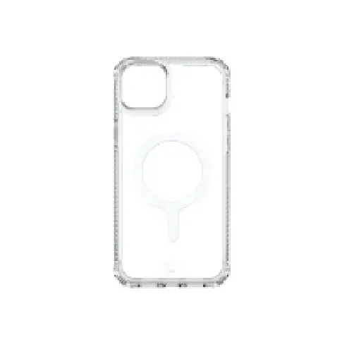 Bilde av best pris ITSKINS HYBRID_R // CLEAR - Baksidedeksel for mobiltelefon - robust - MagSafe-kompatibel - MagSafe-samsvar - 100 % resirkulert materiale - gjennomsiktig - for Apple iPhone 14 Plus Tele & GPS - Mobilt tilbehør - Deksler og vesker