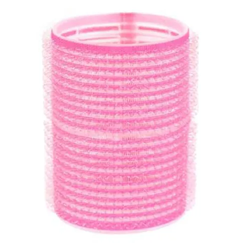 Bilde av best pris Icon Sibel Velcro Roller Pink 44mm 12pcs Hårpleie - Hårpynt og tilbehør - Hårruller
