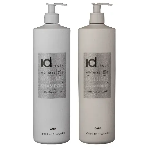 Bilde av best pris IdHAIR - Elements Xclusive Volume Shampoo 1000 ml + Conditioner 1000 ml - Skjønnhet