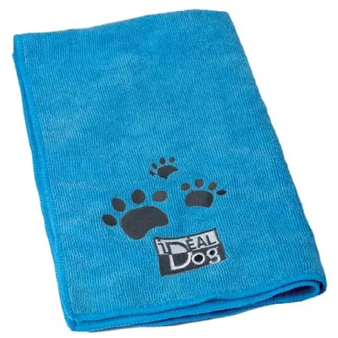 Bilde av best pris Ideal Dog Håndkle Blå 2-pakk (40 x 60 cm) Hund - Hundepleie - Badekåpe til hund