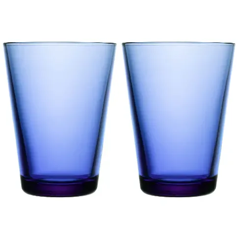 Bilde av best pris Iittala Kartio drikkeglass 40 cl 2 stk, ultramarinblå Drikkeglass
