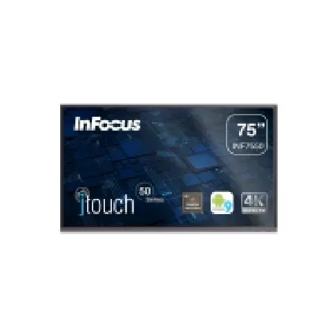Bilde av best pris InFocus - 75 Diagonalklasse LED-bakgrunnsbelyst LCD-skjerm - handelsbruk - 4K UHD (2160p) 3840 x 2160 TV, Lyd & Bilde - Prosjektor & lærret - Interaktive Tavler