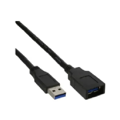 Bilde av best pris InLine 1,0 m USB 3,0 A til A skjøtekabel PC tilbehør - Kabler og adaptere - Datakabler
