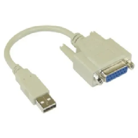 Bilde av best pris InLine 33101, Beige, USB Type-A, Hankjønn, Hunkjønn PC tilbehør - Kabler og adaptere - Datakabler