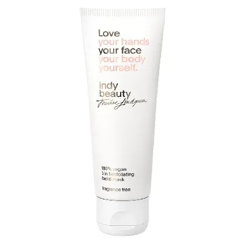 Bilde av best pris Indy Beauty 3 In 1 Exfoliating Facial Mask 75ml Hudpleie - Ansikt - Ansiktsmasker