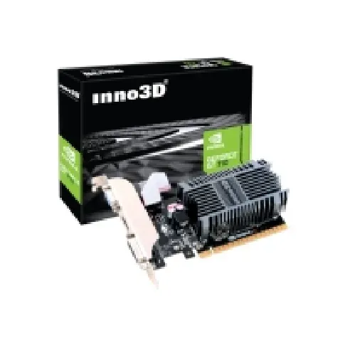 Bilde av best pris Inno3D GeForce GT 710 LP - Grafikkort - GF GT 710 - 2 GB DDR3 - PCIe 2.0 - DVI, D-Sub, HDMI PC-Komponenter - Skjermkort & Tilbehør - NVIDIA