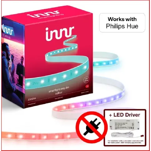 Bilde av best pris Innr - Smart Flex light strip 4m RGBW with LED driver - Elektronikk