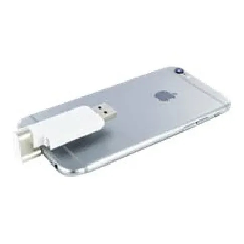 Bilde av best pris Integral iShuttle - USB-flashstasjon - 64 GB - USB 3.0 / Lightning PC-Komponenter - Harddisk og lagring - USB-lagring