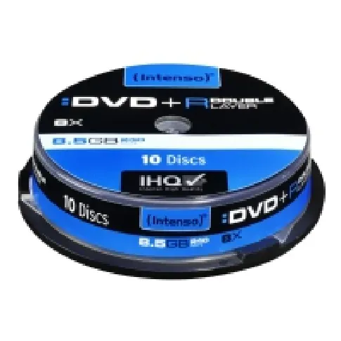 Bilde av best pris Intenso - 10 x DVD+R DL - 8.5 GB (240 min) 8x - spindel PC-Komponenter - Harddisk og lagring - Lagringsmedium