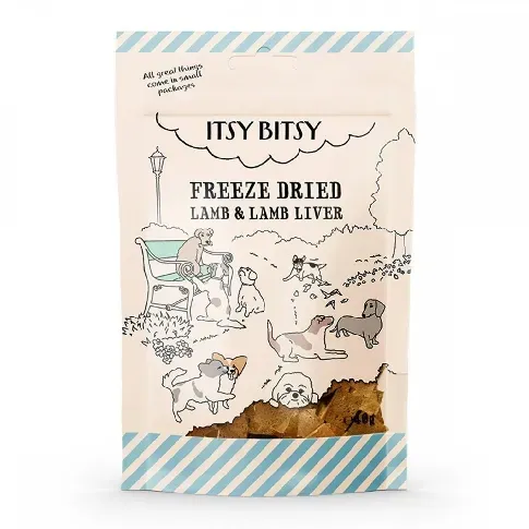 Bilde av best pris ItsyBitsy Dog Freeze Dried Lam & Lever Hund - Hundegodteri - Godbiter til hund