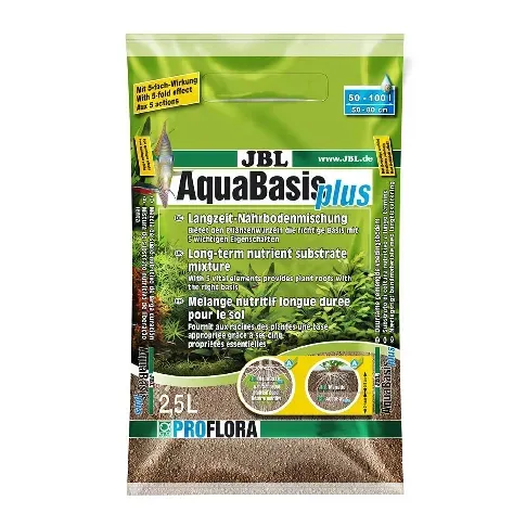 Bilde av best pris JBL AquaBasis Bunnsubstrat Plus 2,5 liter Fisk - Akvarietilbehør - Akvariesand